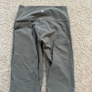 lululemon athletica Olive Green Leggings